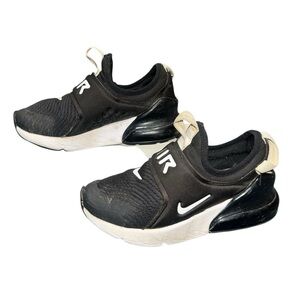 Nike Air‎ Max 270 Extreme Kids Shoes Black White CI1107-001 Size 11.5C